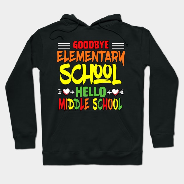 GOODBYE ELEMENTARY SCHOOL COLORED Hoodie by Ardesigner